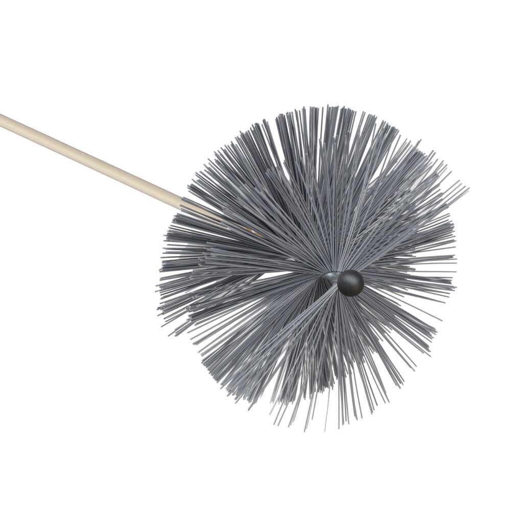 12" Hard Bristle Chimney Brush Rodstation