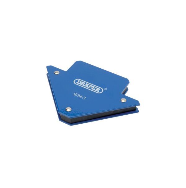 Multi purpose corner magnet - Draper Multi purpose magnet ideal for securing Rodstation sweeping sheets against an appliance. Manufactured from high quality pressed and enameled steel with strong magnet. Dimensions 95 x 13 x 65mm.