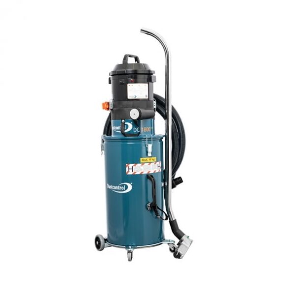 DC 1800 XL 110v - The dust extractor DC 1800 eco XL is a solution for working with a parquet grinder without disturbing interruptions. Having the same performance like the DC 1800 eco it is also able to take care of larger amounts of dust thanks to its 60 liter container. As the DC 1800 eco XL is thought to be connected to a floor grinder it is equipped with an antistatic hose but without cleaning accessories.