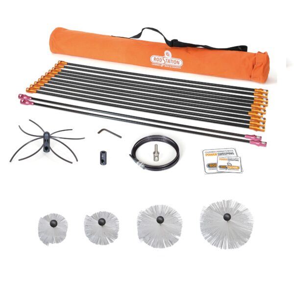 Liner power kit with manual brushes