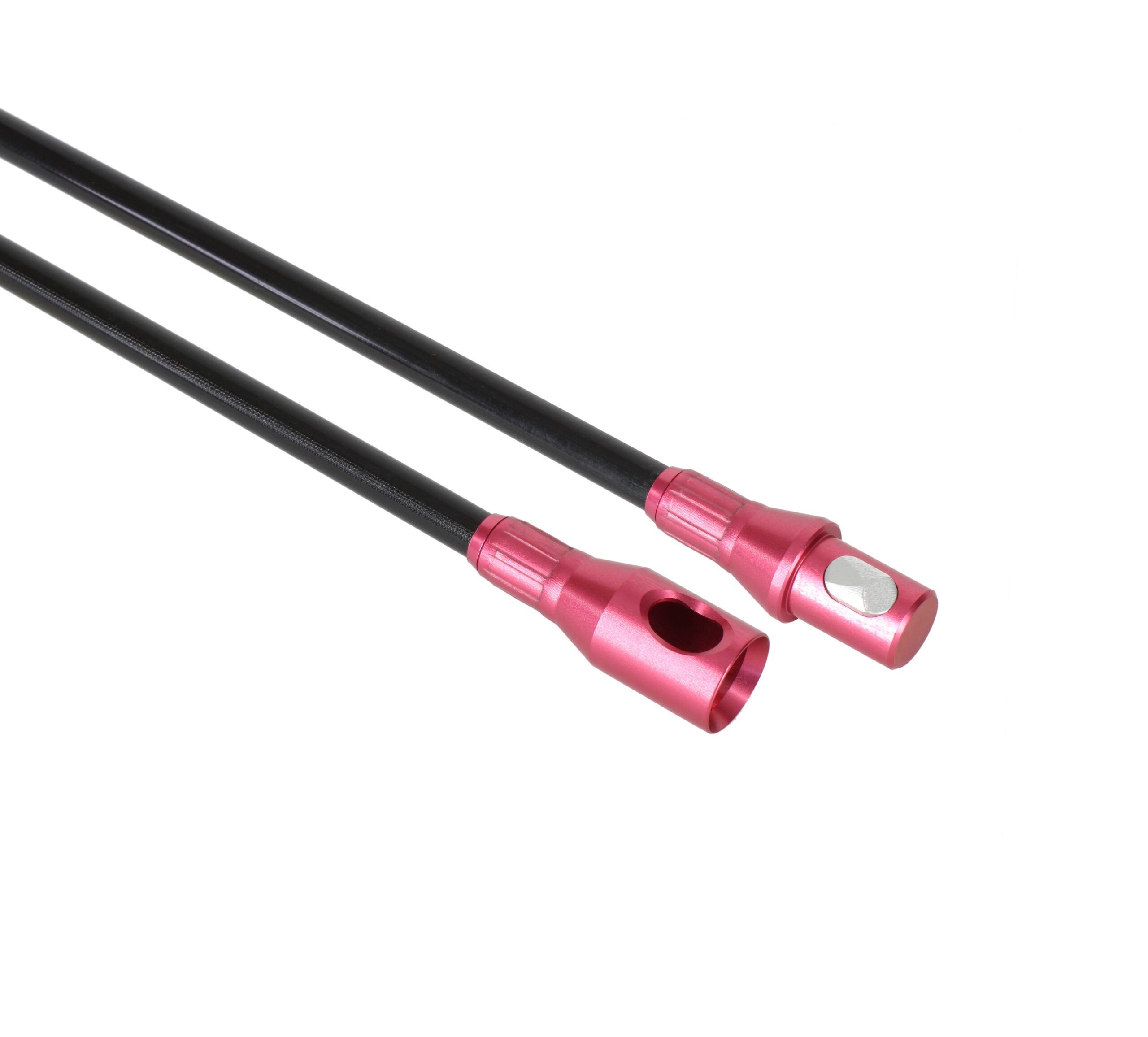 Pink power sweeping chimney rods 10mm