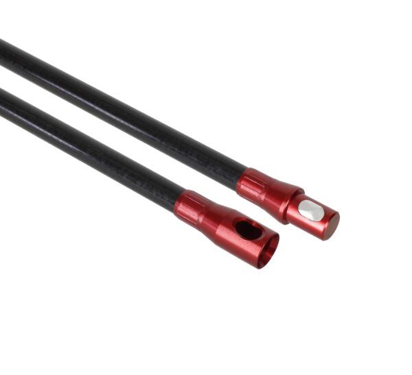 Red power sweeping chimney rods 14mm