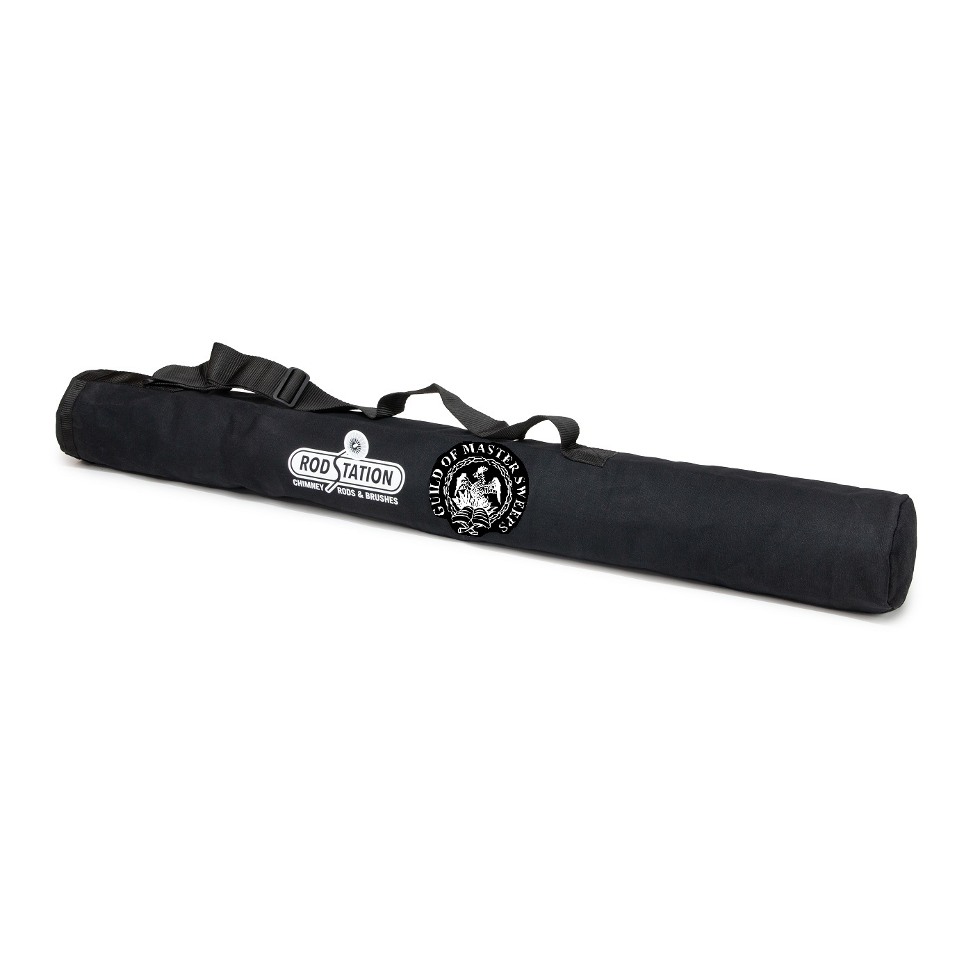 Chimney rod bag black GUILD with zip