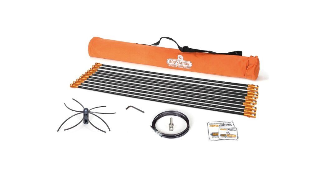 Flexible liner power sweeping kit