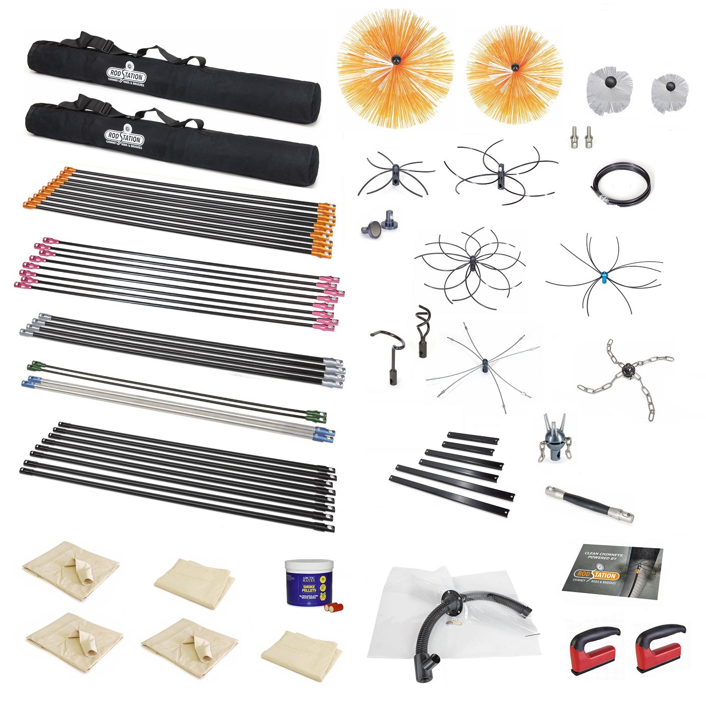 HETAS Advanced Kit 2 Hetas Advanced Chimney Sweeping Kit